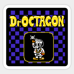 Dr. Octagon Sticker
